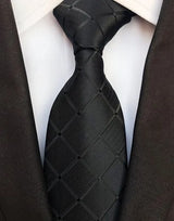 Corbatas de seda tejidas en jacquard con diseño de cachemira a cuadros para hombre, corbatas de 8 cm a rayas para trajes de negocios, bodas y fiestas.