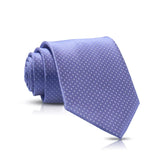 Cravate Huishi 8 cm à pois pour homme, slim, tendance, en polyester et microfibre, à carreaux, pour mariage