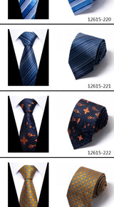 Cravate pour homme, 7,5 cm, de luxe, gris foncé, accessoires de mariage, à pois, pour le travail