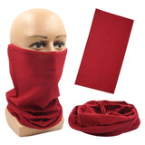 Outdoor Magic Bandana Solid Neon Color Cycling Hiking Scarves Headband Polyester Fashion Neck Cover Fishing Windproof Face Mask