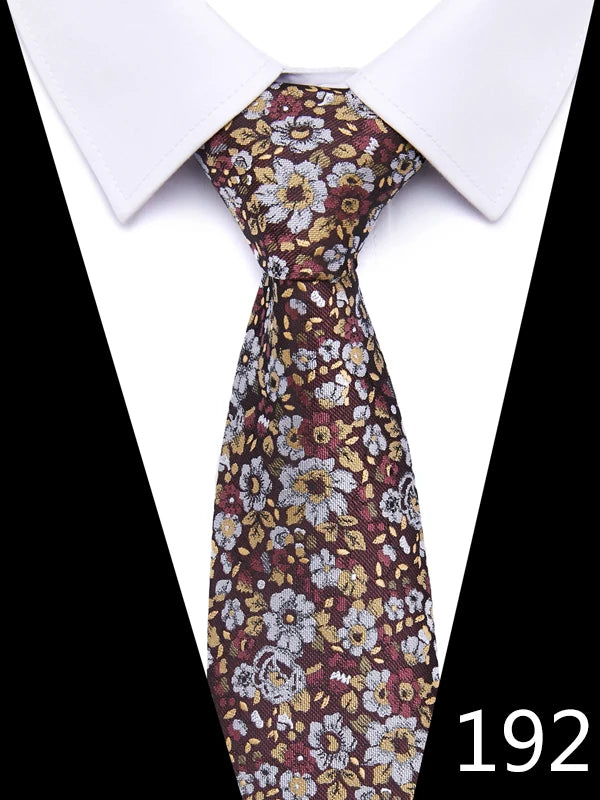 Cravate homme 7,5 cm, style nouveau, bleu, vert et orange, motif cachemire, motif floral, pour mariage, travail