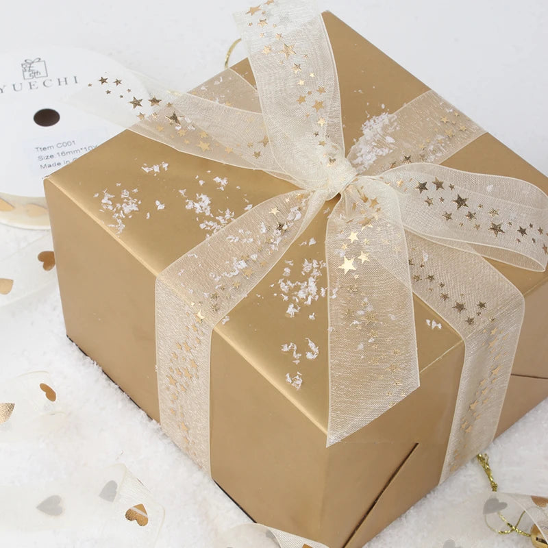 Rubans joyeux anniversaire de 2 à 5 mètres pour amoureux, mariage, fête, Saint-Valentin, pâtisserie, bouquet, nœud papillon, carte, boîte cadeau, emballage, décoration