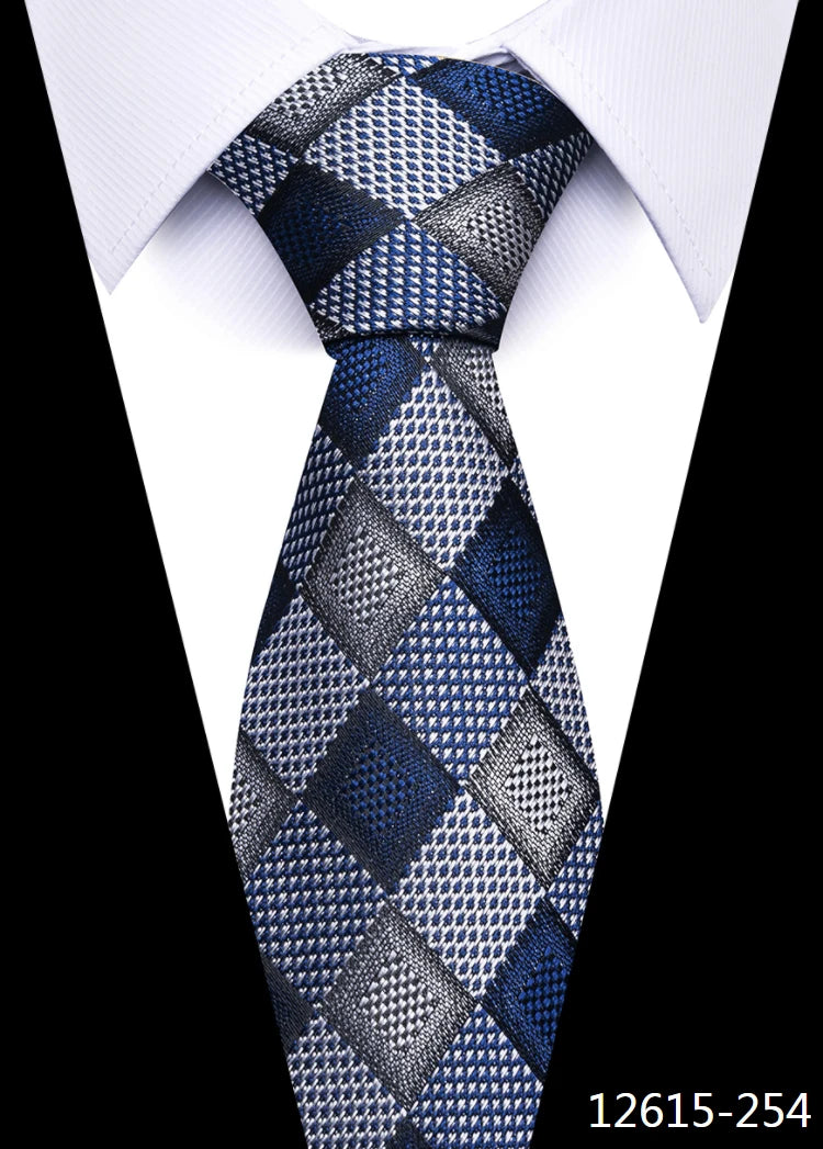 Cravate pour homme, 7,5 cm, de luxe, gris foncé, accessoires de mariage, à pois, pour le travail