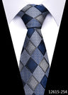 Cravate pour homme, 7,5 cm, de luxe, gris foncé, accessoires de mariage, à pois, pour le travail