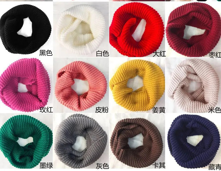 Écharpe d'hiver pour femme, écharpe tricotée à l'infini, col rond, super épaisse, boucle, unisexe, solide, crochet
