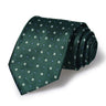 Cravate Huishi 8 cm à pois pour homme, slim, tendance, en polyester et microfibre, à carreaux, pour mariage