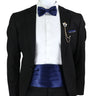 New Fashion Mens Cummerbund Bow Tie Brooch Set Black Red Blue   Waist Seal For Formal Tuxedo Business Suit Dinner Accessories