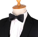 Cravate étroite noire pour hommes et femmes, cravate en polyester à fermeture éclair, cravate classique pour mariage, cravate fine pour hommes d'affaires
