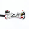Nœud papillon en forme de note de musique, guitare, piano, pour adultes et enfants, accessoire fantaisie fait à la main pour fête de mariage, cadeau pour hommes