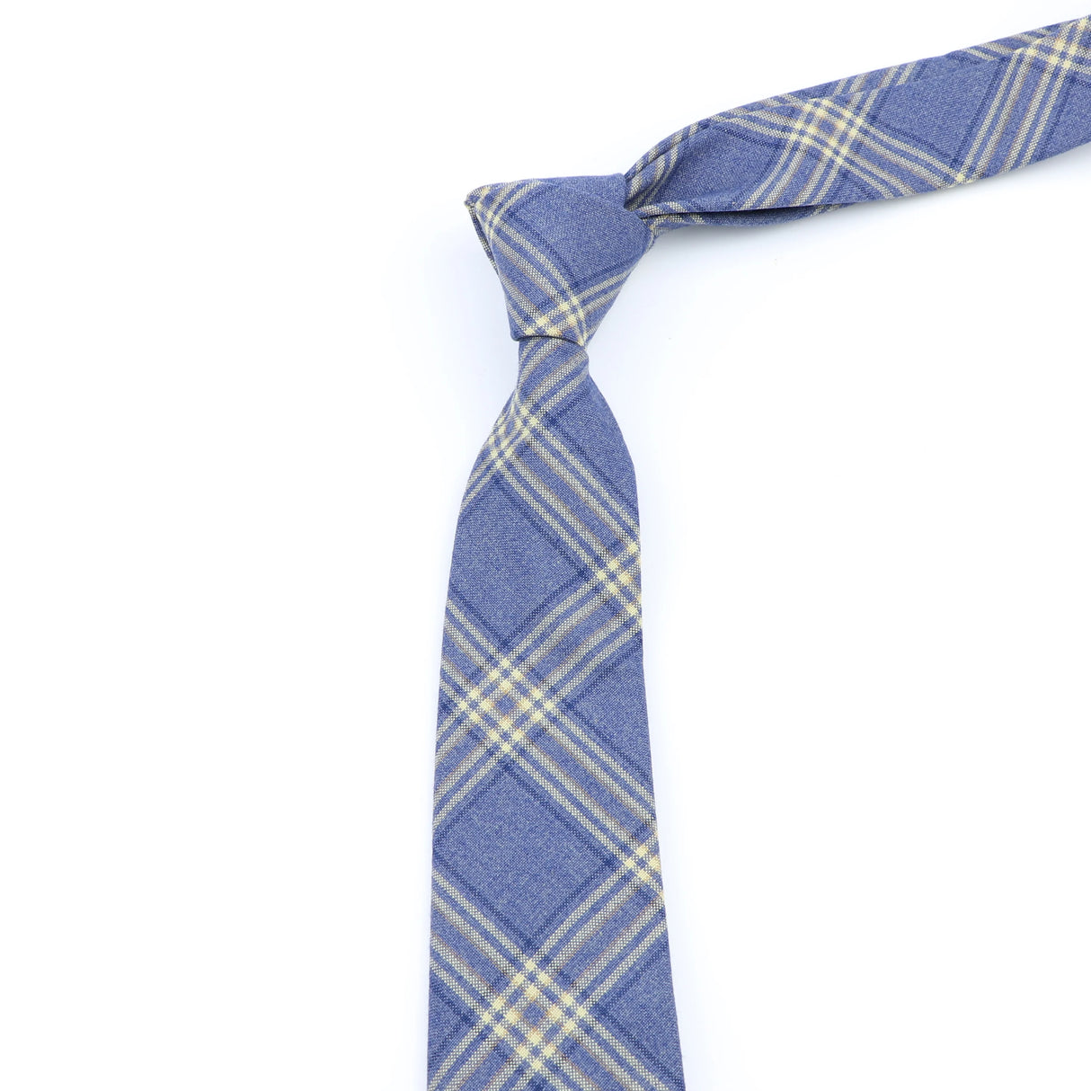 Nouvelles cravates en polyester TR souple pour hommes, fines, à carreaux, pour affaires, robe de mariée, papillon, accessoires de cou quotidiens