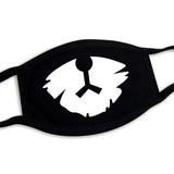 Super Cute Expression Smile Breathable Mouth Face Mask For Korean Black Kpop Unisex Kawaii Face Mouth Muffle Mask Cotton Anime