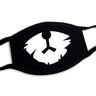 Super Cute Expression Smile Breathable Mouth Face Mask For Korean Black Kpop Unisex Kawaii Face Mouth Muffle Mask Cotton Anime