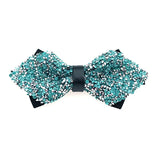 Nœud papillon rose diamant pour homme, nœud papillon strass, accessoire de mariage tendance