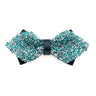 Nœud papillon rose diamant pour homme, nœud papillon strass, accessoire de mariage tendance