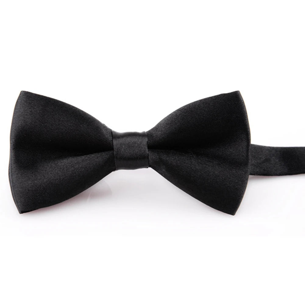 Classic Kid Bowtie Boys Grils Baby Toddler Bow Tie Fashion Solid Color Butterfly Party Pet  formal Adjustable Fashion Necktie