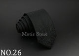 Cravate tissée jacquard pour homme, classique, à carreaux, rayée, en polyester, tendance, pour mariage, affaires, fête, costume, robe, cadeau