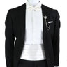 New Fashion Mens Cummerbund Bow Tie Brooch Set Black Red Blue   Waist Seal For Formal Tuxedo Business Suit Dinner Accessories