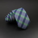 Cravate tissée jacquard pour homme, classique, à carreaux, rayée, en polyester, tendance, pour mariage, affaires, fête, costume, robe, cadeau