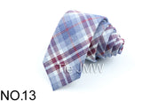 Nouvelles cravates en polyester TR souple pour hommes, fines, à carreaux, pour affaires, robe de mariée, papillon, accessoires de cou quotidiens