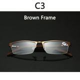 BOYSEEN Titanium alloy Nearsighted Glasses Non spherical 12 Layer Coated Minus lenses Business Myopia Eyeglasses -0.5 -1.0 -1.25