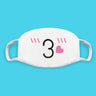 Super Cute Expression Smile Breathable Mouth Face Mask For Korean Black Kpop Unisex Kawaii Face Mouth Muffle Mask Cotton Anime