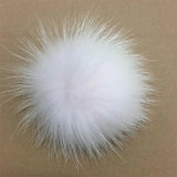 Big Size 15cm DIY Real Fox Fur Pompoms Raccoon Fur Pom Poms Balls Natural Fur Pompon For Hats Bags Shoes Scarves Accessories