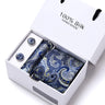 Cravates de marque 100 % soie, coffret cadeau, bureau, homme, classique, fête, mariage, rayées, 7,5 cm, soie, mariage, motif floral, cravate, mouchoir