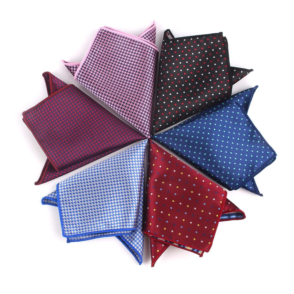 Pochette de costume pour hommes et femmes, serviette de poitrine à pois, mouchoir pour hommes, costumes pour hommes, mouchoir de poche, serviette de poche