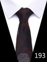 Cravate homme 7,5 cm, style nouveau, bleu, vert et orange, motif cachemire, motif floral, pour mariage, travail