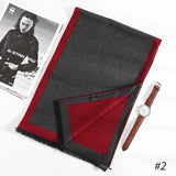 2023 mode 180*35cm Schals Mann Herbst Winter Dicke Warme Kaschmir Business Lange Wraps Junge Klassische Schal Freies verschiffen schalldämpfer