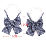 Feminine Plaid Bowtie Casual Bow tie For Women Uniform Collar Butterf Bowknot Adult Check Bow Ties Cravats Girls Bowties