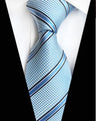 Corbatas de seda tejidas en jacquard con diseño de cachemira a cuadros para hombre, corbatas de 8 cm a rayas para trajes de negocios, bodas y fiestas.