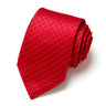 Cravate classique en soie pour homme, 48 couleurs, 7,5 cm, de luxe, à rayures, fine, pour costume, mariage, fête