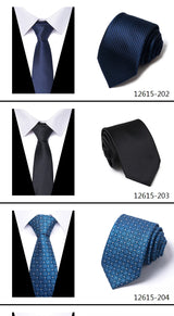 Cravate pour homme, 7,5 cm, de luxe, gris foncé, accessoires de mariage, à pois, pour le travail