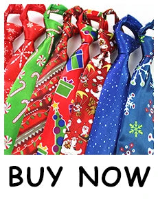 JEMYGINS Cravates de Noël pour hommes 9 cm en soie rouge de bonne qualité, ensemble de pinces à cravate imprimées pour fête, mariage, festival, cadeau