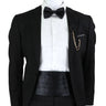 New Fashion Mens Cummerbund Bow Tie Brooch Set Black Red Blue   Waist Seal For Formal Tuxedo Business Suit Dinner Accessories