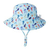 Girls Boys Outdoor Anti UV Beach Cap Summer Baby Sun Hat Swimming Hat Kids Bucket Cap with Adjustable Chin Strap 0-8 Years