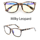 Blue Light Blocking Reading Glasses Women Stylish Square Readers Men UV Protection Magnifying Glasses Anti Glare 0 Degree