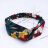 2020 Fashion Bohemian Headband Print Hairbands For Women Girls Vintage Cross Knot Turban Bandanas Headwear Hair Accessories