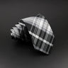 Cravate tissée jacquard pour homme, classique, à carreaux, rayée, en polyester, tendance, pour mariage, affaires, fête, costume, robe, cadeau