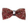 Nœud papillon rose diamant pour homme, nœud papillon strass, accessoire de mariage tendance