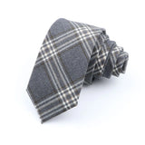 Nouvelles cravates en polyester TR souple pour hommes, fines, à carreaux, pour affaires, robe de mariée, papillon, accessoires de cou quotidiens