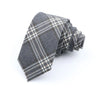 Nouvelles cravates en polyester TR souple pour hommes, fines, à carreaux, pour affaires, robe de mariée, papillon, accessoires de cou quotidiens
