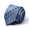 Cravate classique en soie pour homme, 48 couleurs, 7,5 cm, de luxe, à rayures, fine, pour costume, mariage, fête