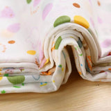 HAPPY MONKEY Lot de 5 serviettes d'allaitement pour bébé Motif ours en peluche Lapin Motif pois Imprimé Petit mouchoir en gaze 20 x 20 cm