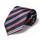 Cravate Huishi 8 cm à pois pour homme, slim, tendance, en polyester et microfibre, à carreaux, pour mariage