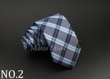 Cravate tissée jacquard pour homme, classique, à carreaux, rayée, en polyester, tendance, pour mariage, affaires, fête, costume, robe, cadeau