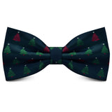 Christmas Bow tie for Men Women Snowmen Christmas Tree Bow knot Pre-tied Adult Silk Jacquard Bowtie Double Fold Cravats Party