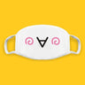 Cotton Kawaii Funny Anime Expression Mouth Face Mask Smile Breathable Masks For Korean Unisex Face Mouth Muffle Mask Accessories