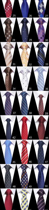 Cravate pour homme, 7,5 cm, de luxe, gris foncé, accessoires de mariage, à pois, pour le travail